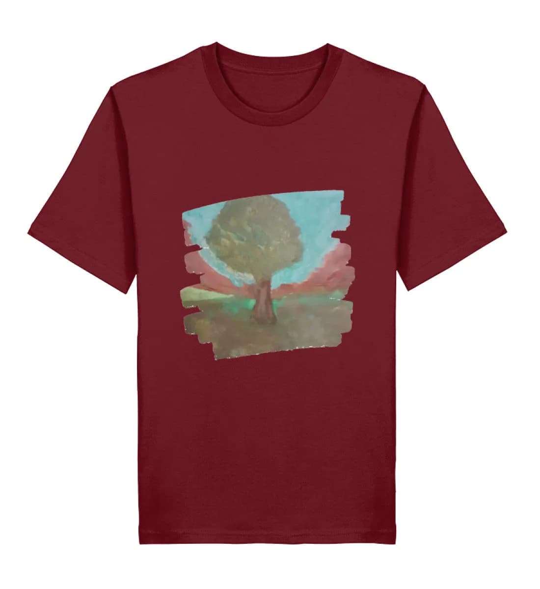 Baum im Tal - Herren Premium Bio Shirt