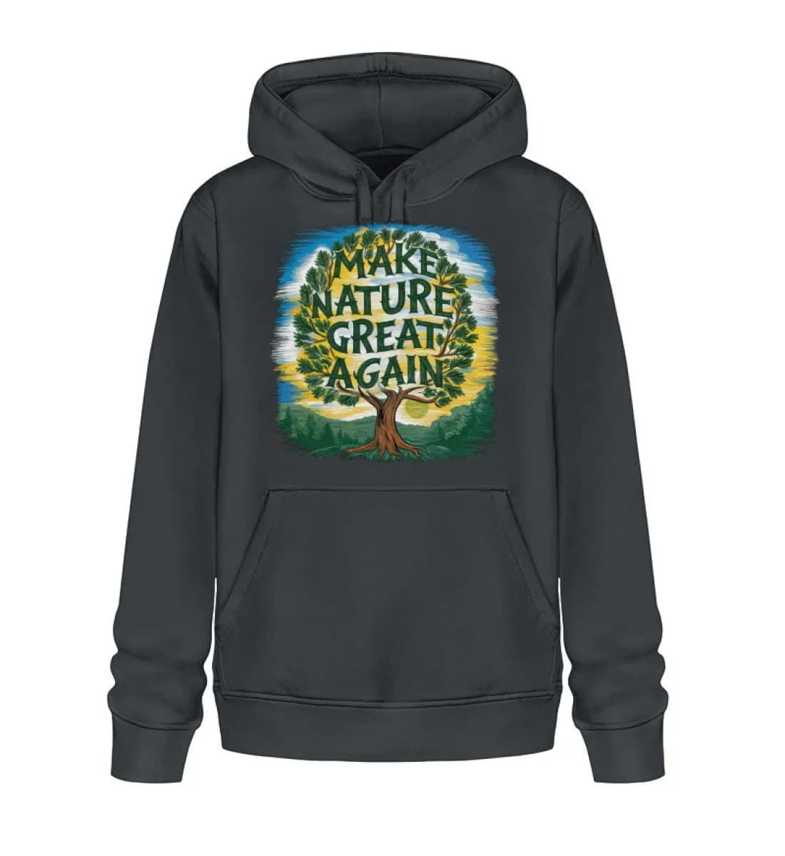 Make Nature great again Tree - Unisex Basic Bio Hoodie