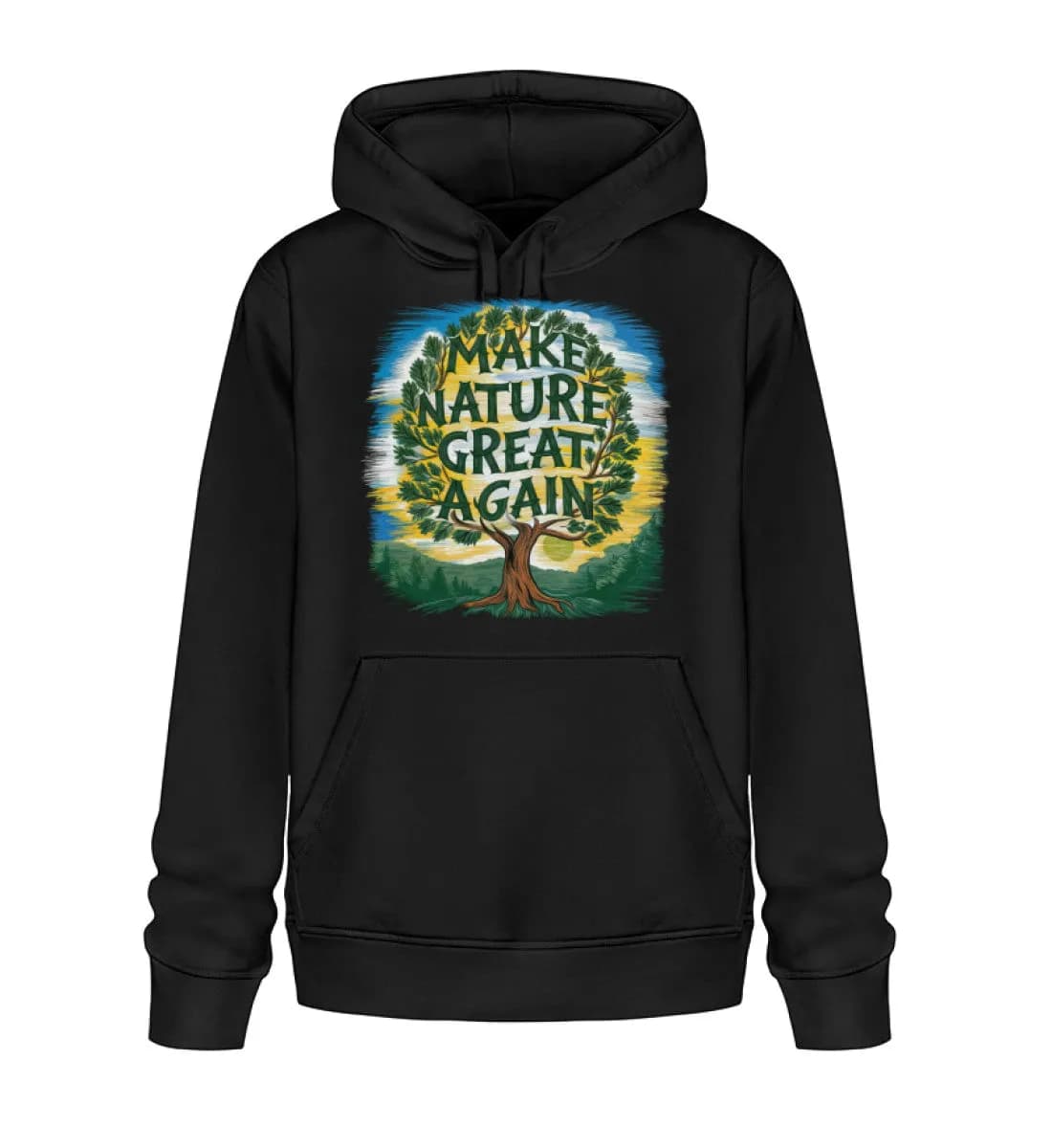 Make Nature great again Tree - Unisex Basic Bio Hoodie