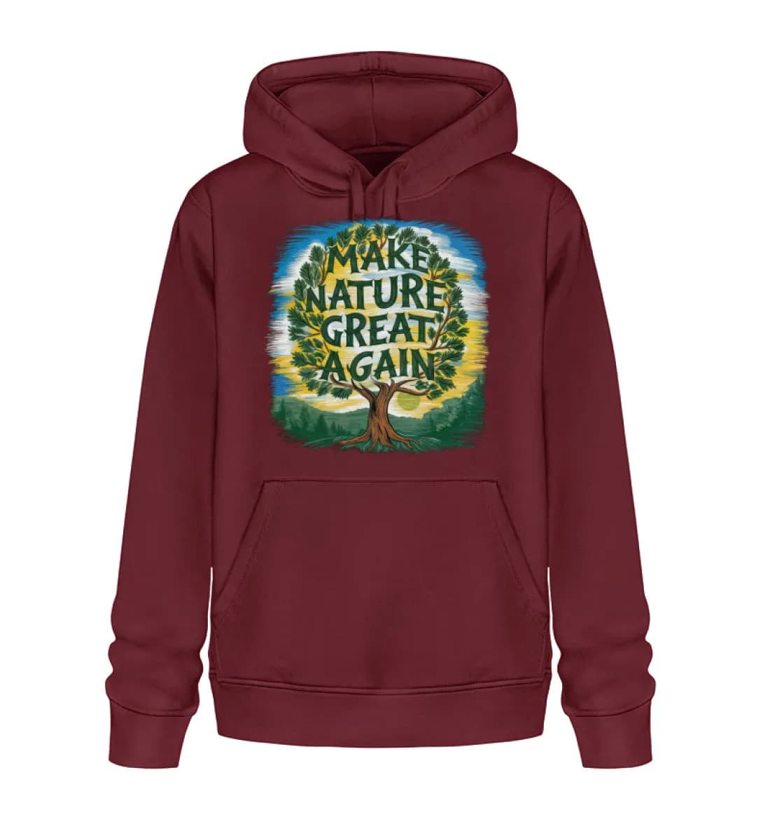 Make Nature great again Tree - Unisex Basic Bio Hoodie