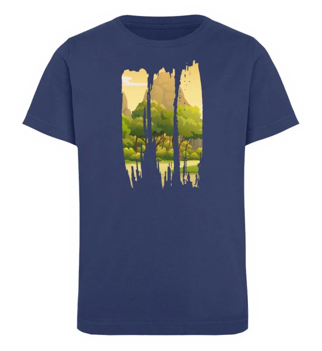 Lovely Nature Brush mountain - Kinder Bio T-Shirt