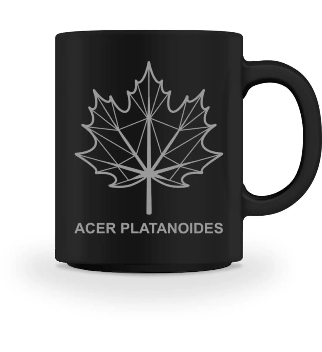 Spitzahornblatt Linien - Tasse