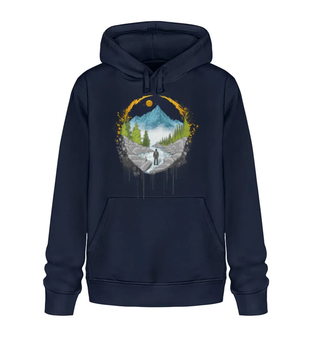 Mountain Path - Unisex Basic Bio Hoodie
