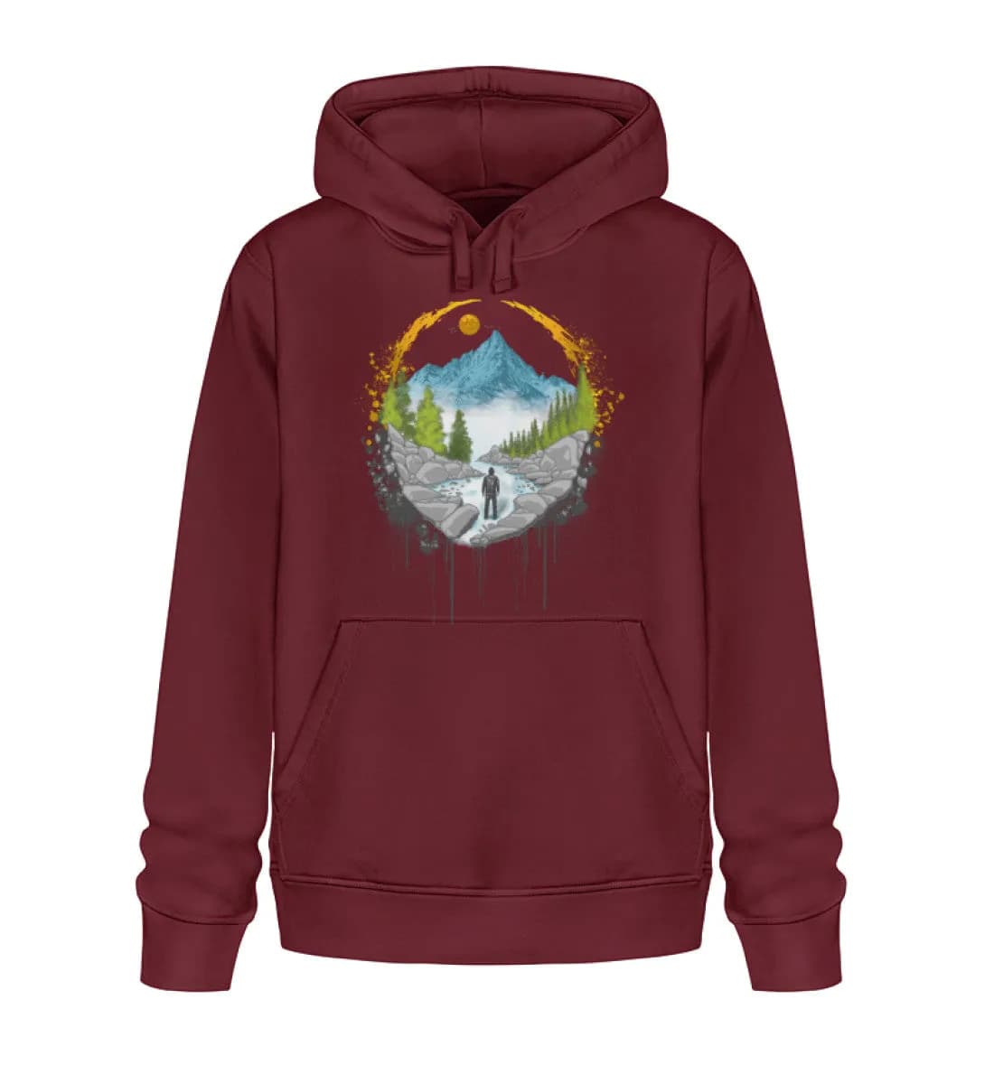 Mountain Path - Unisex Basic Bio Hoodie