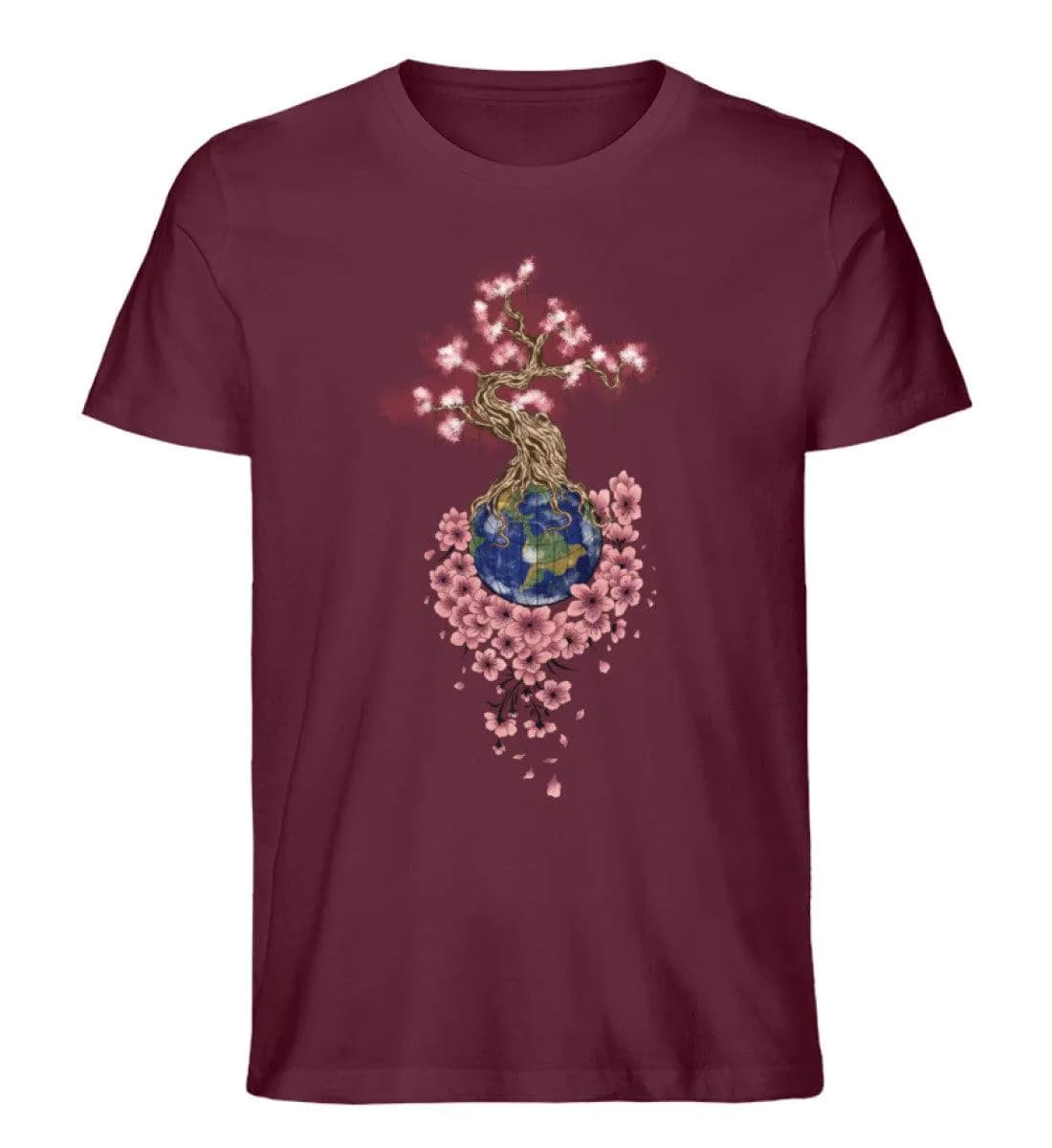 Flowertree earth - Herren Premium Bio Shirt