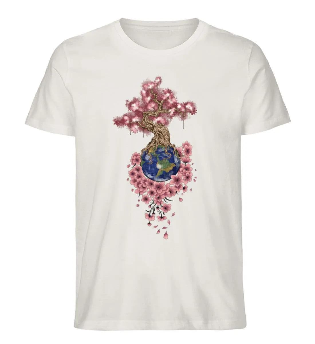 Flowertree earth - Herren Premium Bio Shirt