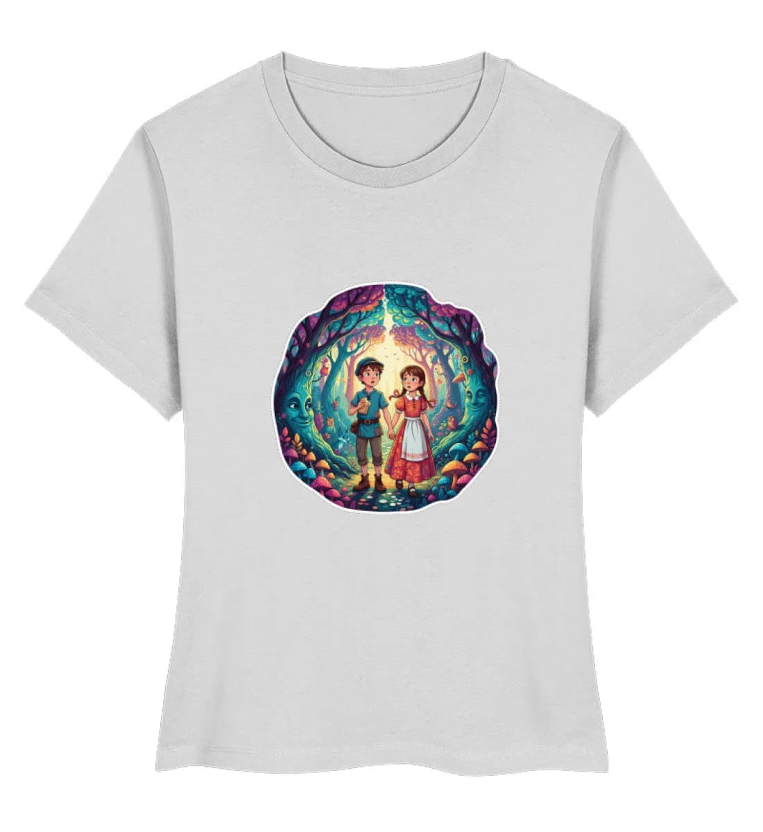Hänsel und Gretel verloren im Wald - Damen Premium Bio Shirt