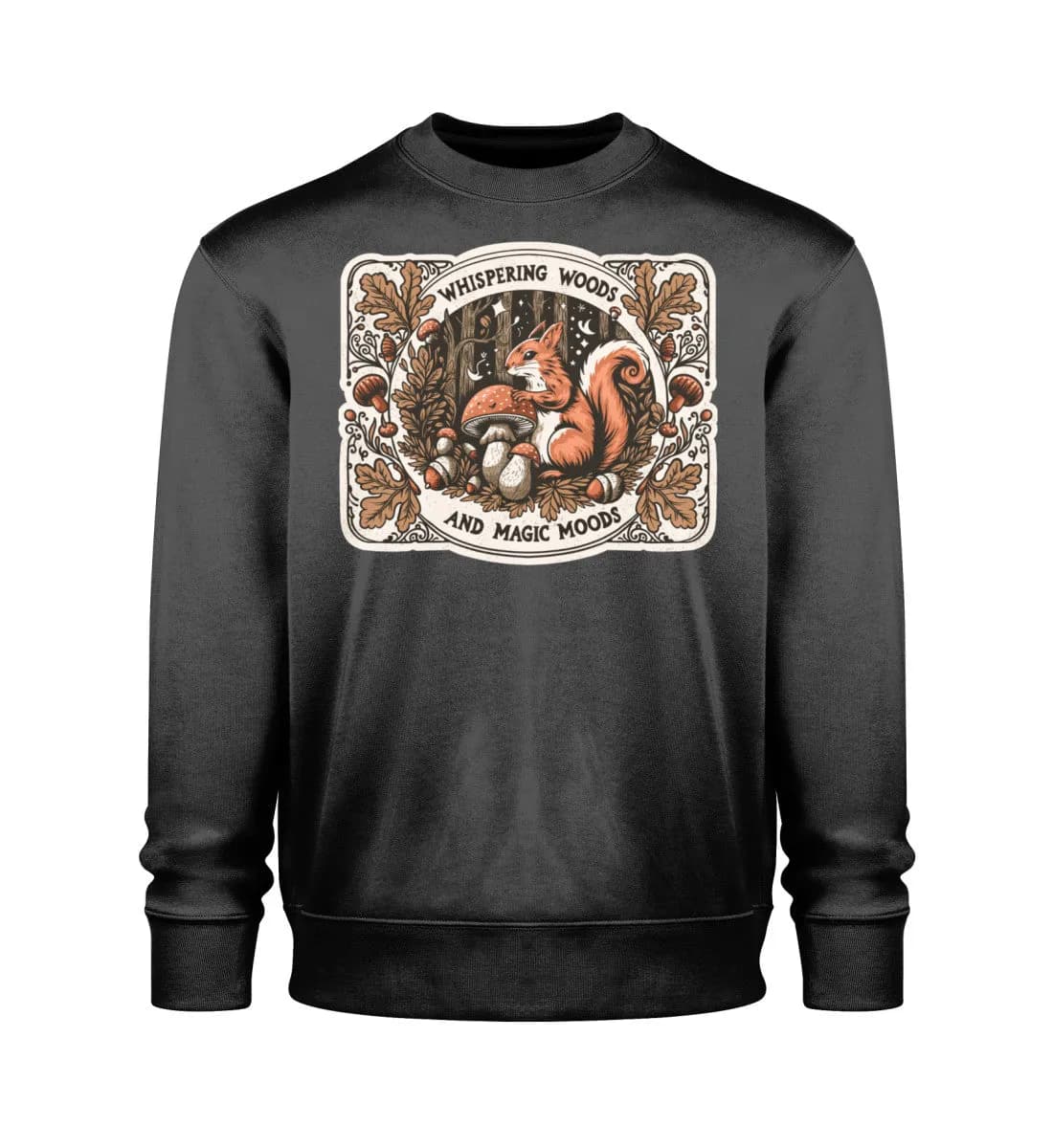 Whispering Woods Squirrel - Unisex Bio Sweatshirt