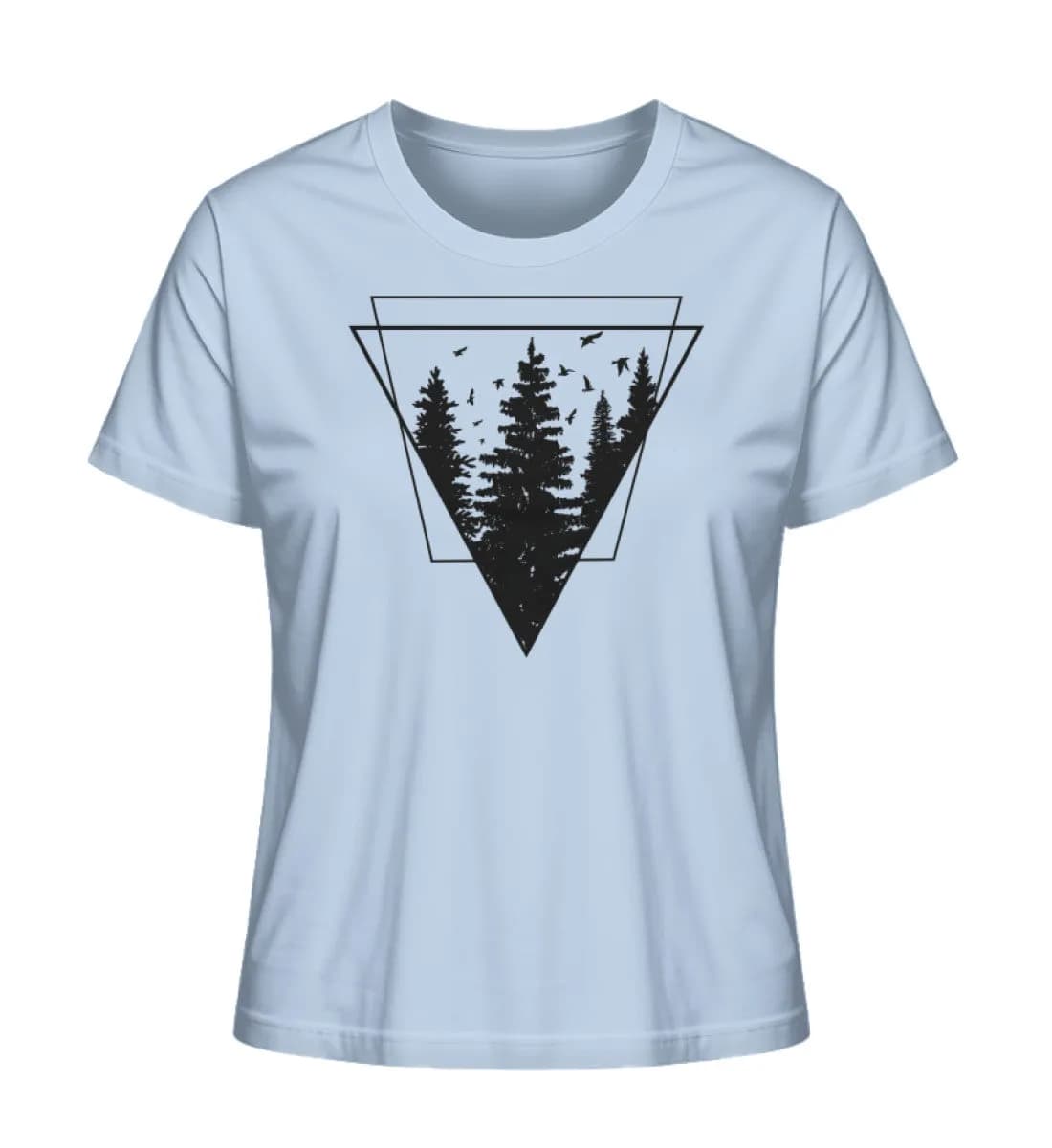 Wald im Dreieck - Damen Premium Bio Shirt