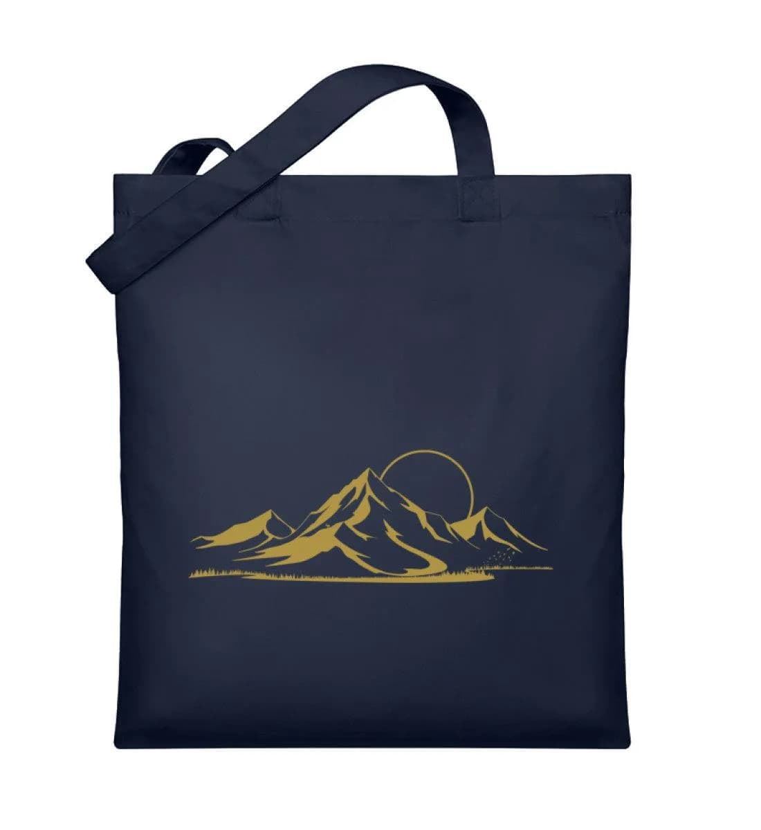 Berglandschaft gold - Organic Jutebeutel