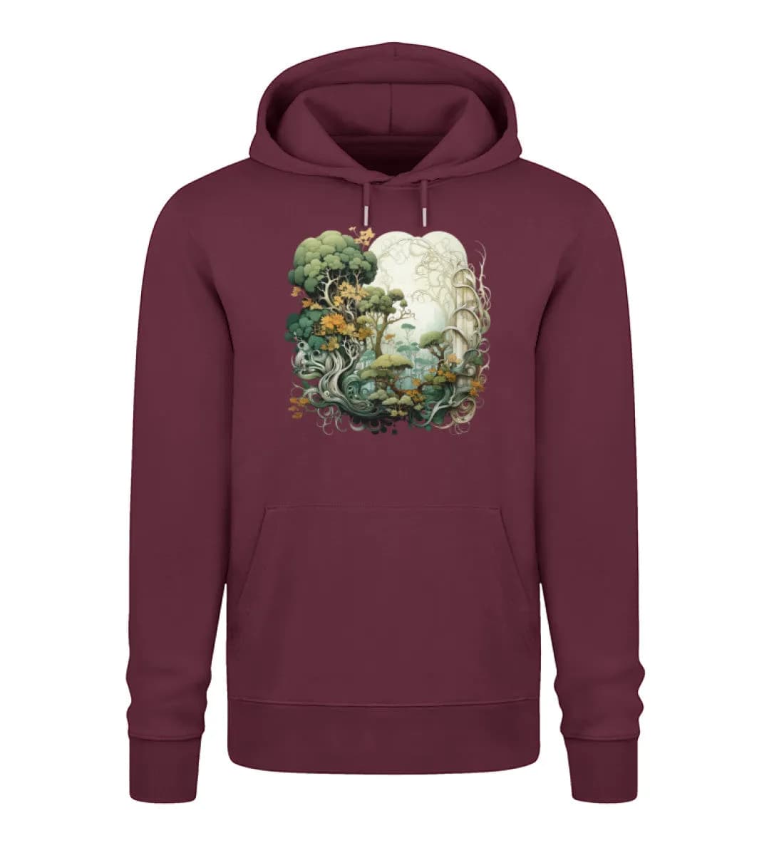 Verwobene Wälder - Unisex Premium Bio Hoodie