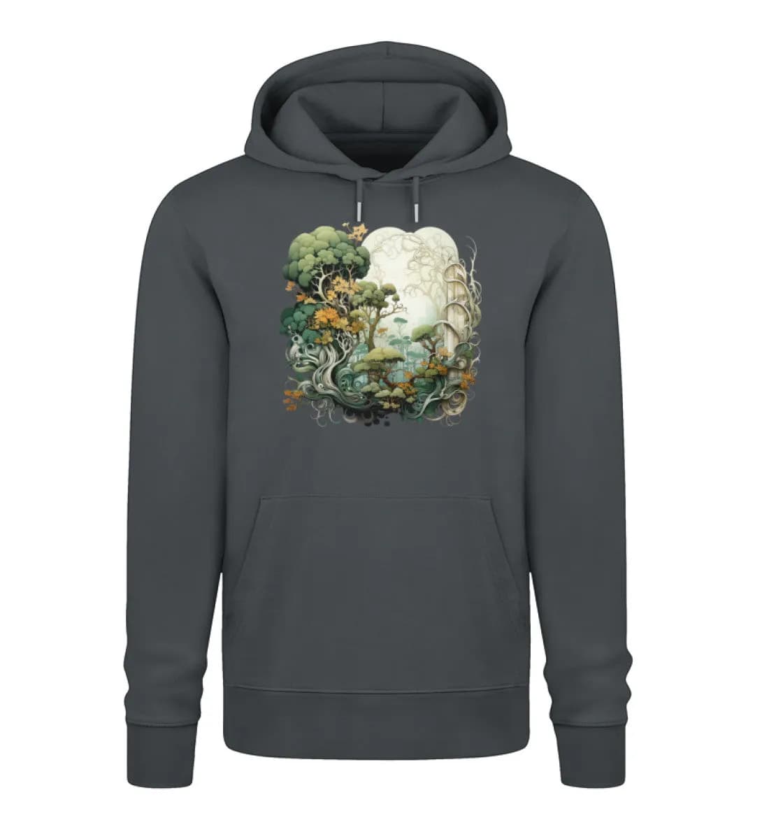 Verwobene Wälder - Unisex Premium Bio Hoodie