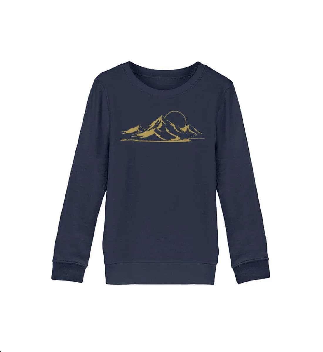 Berglandschaft gold - Kinder Bio Sweatshirt