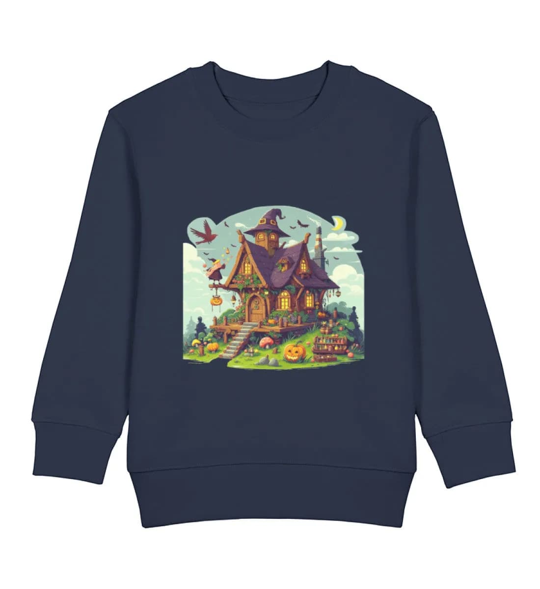 Hänsel und Gretel Hexenhaus - Kinder Bio Sweatshirt