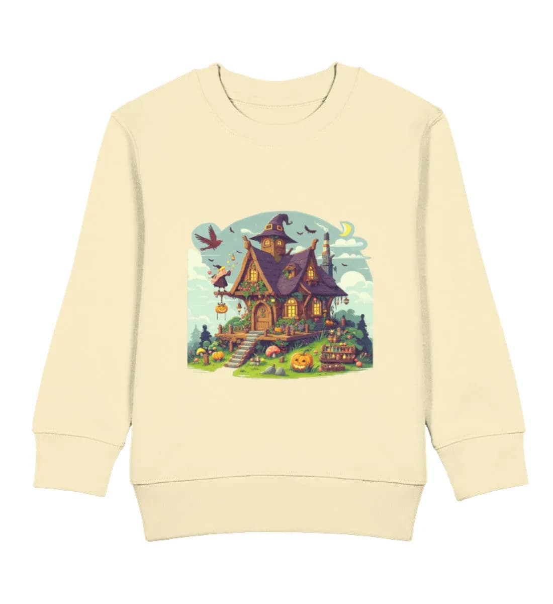 Hänsel und Gretel Hexenhaus - Kinder Bio Sweatshirt