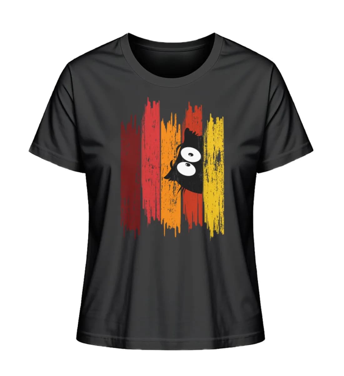 Owl Brushstroke - Damen Premium Bio Shirt