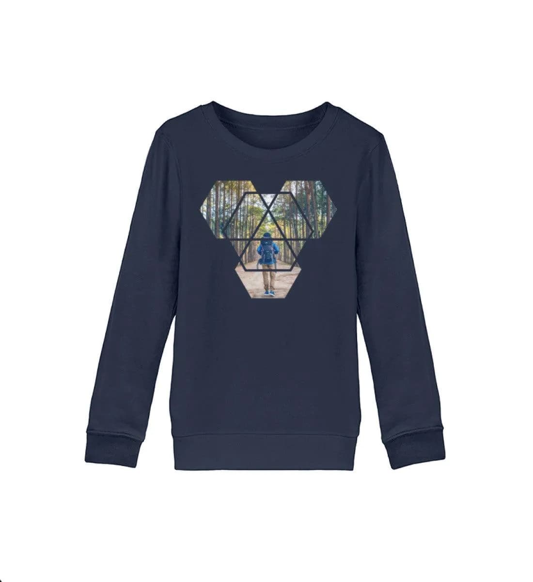 Hexagone Wandern - Kinder Bio Sweatshirt