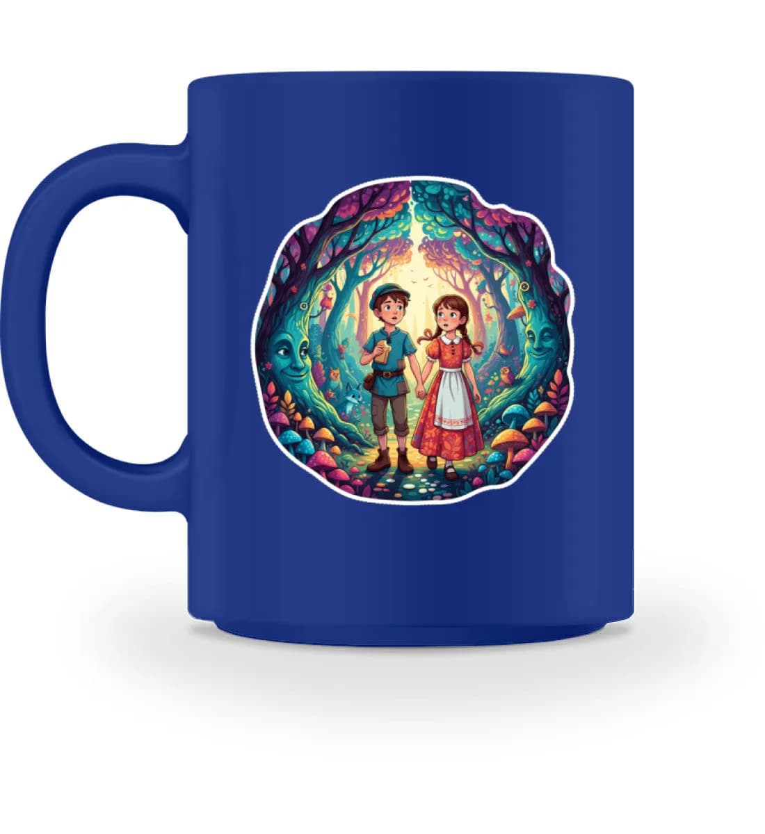 Hänsel und Gretel verloren im Wald - Tasse