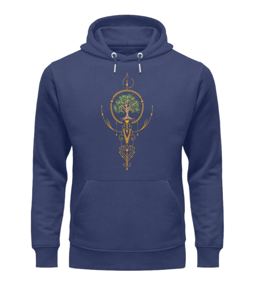 Baum mit Ornamenten - Unisex Premium Bio Hoodie