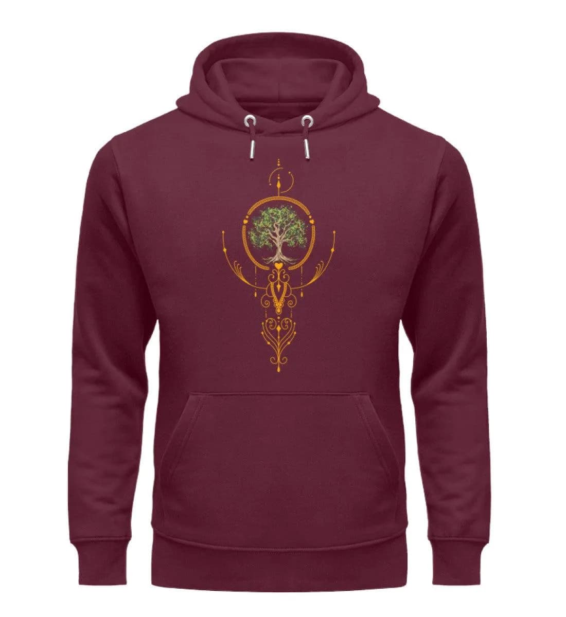 Baum mit Ornamenten - Unisex Premium Bio Hoodie