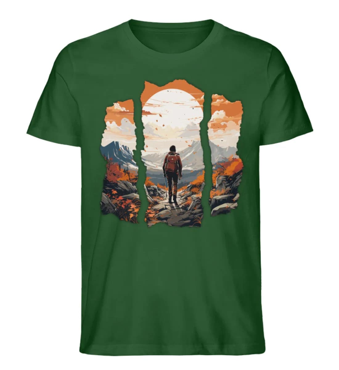 Hiking Autumn - Herren Premium Bio Shirt