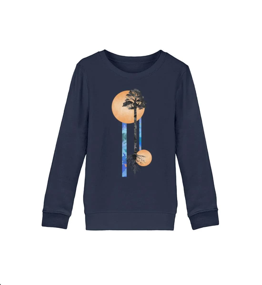 Long Watercolor tree - Kinder Bio Sweatshirt