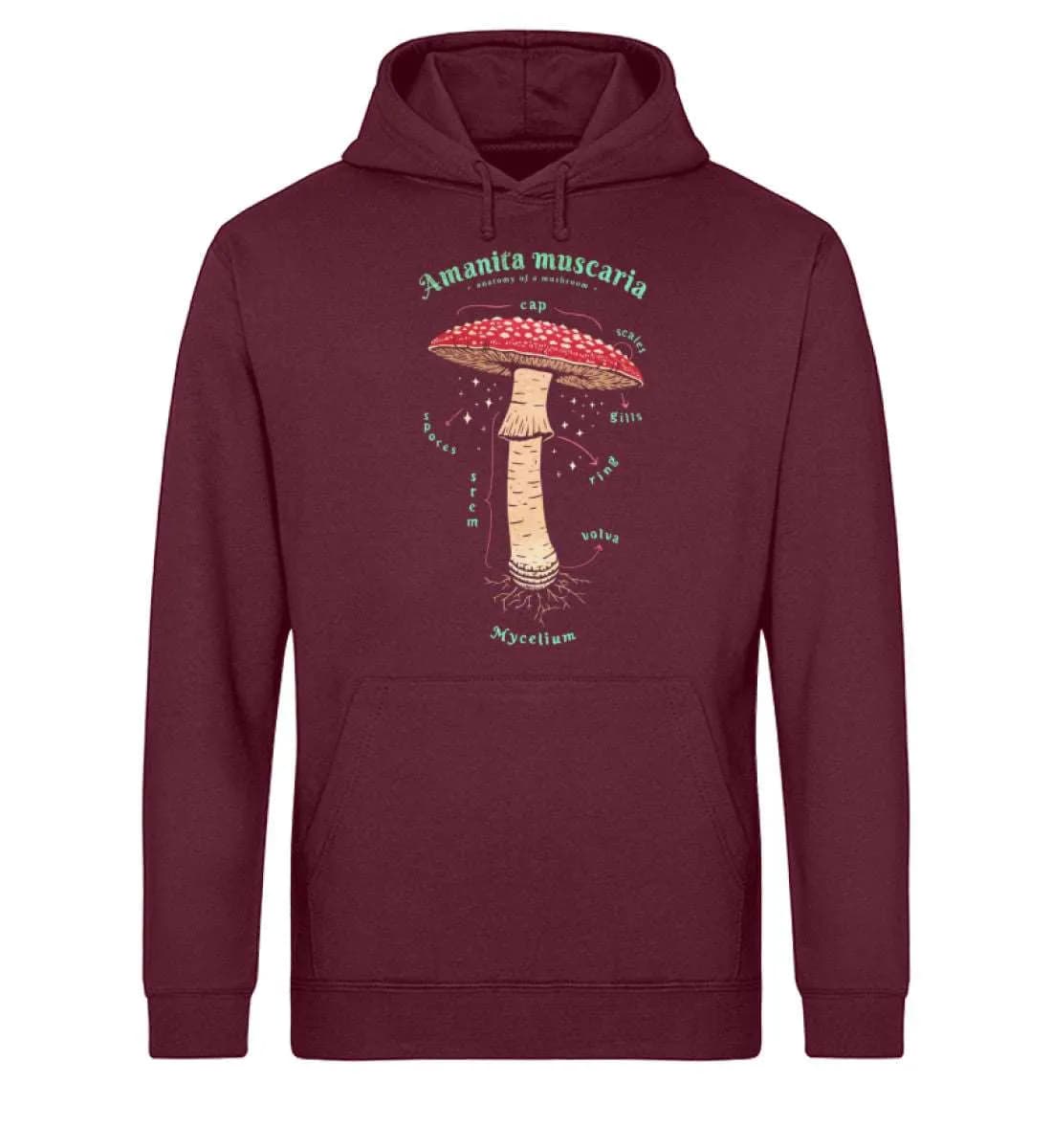 Anatomie Fliegenpilz - Unisex Basic Bio Hoodie