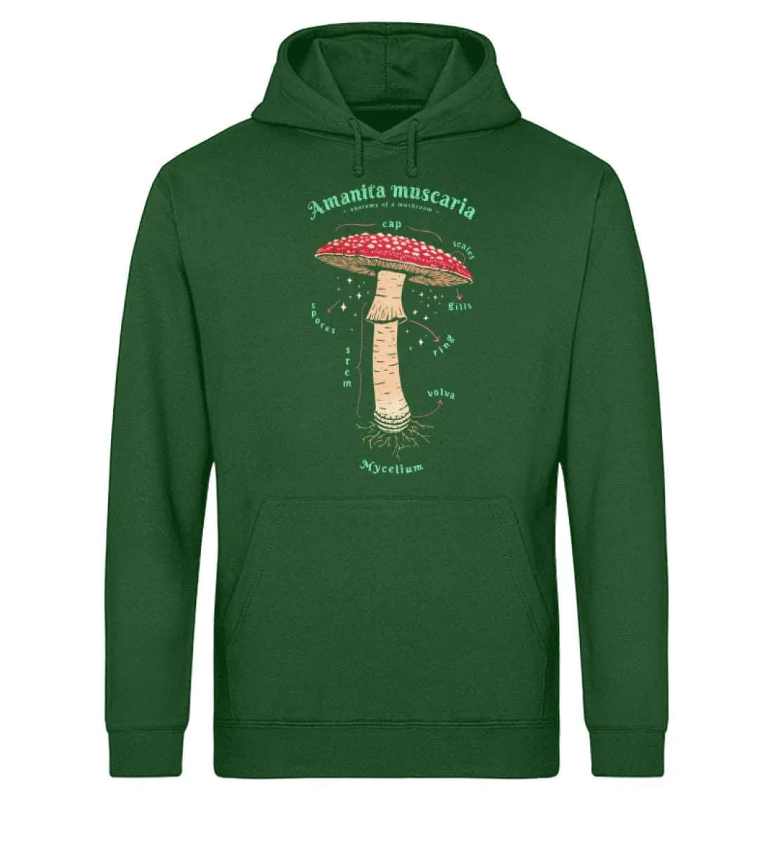 Anatomie Fliegenpilz - Unisex Basic Bio Hoodie