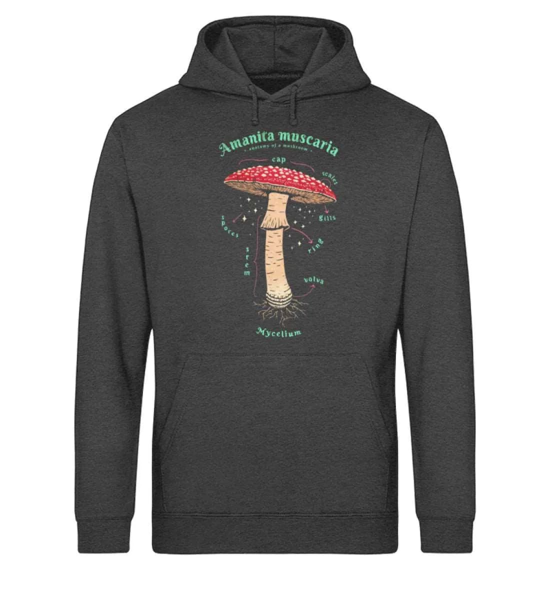Anatomie Fliegenpilz - Unisex Basic Bio Hoodie