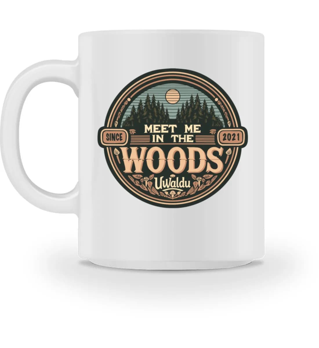 Meet me in the Woods round - Tasse