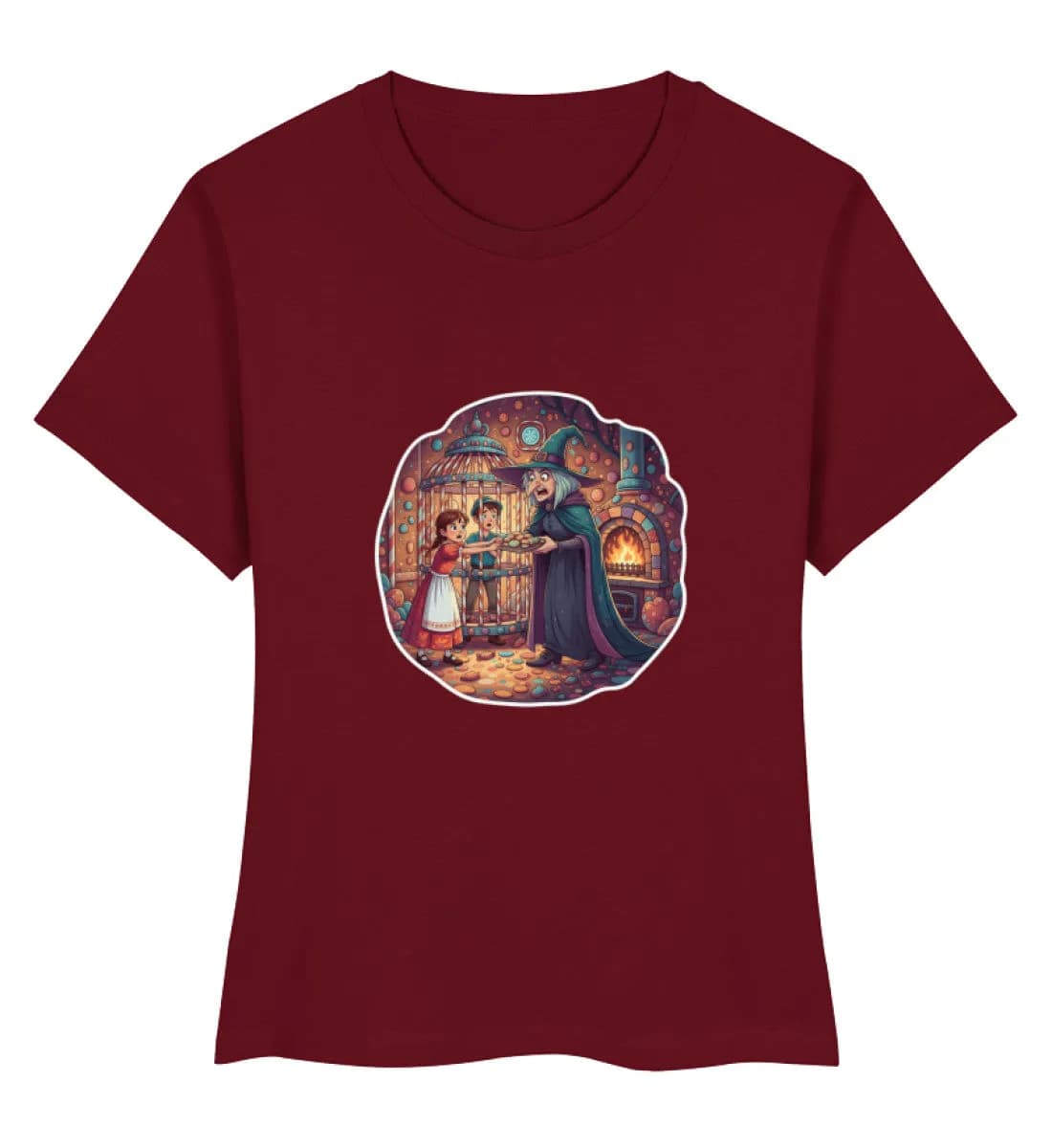 Gretel überlistet die Hexe - Damen Premium Bio Shirt