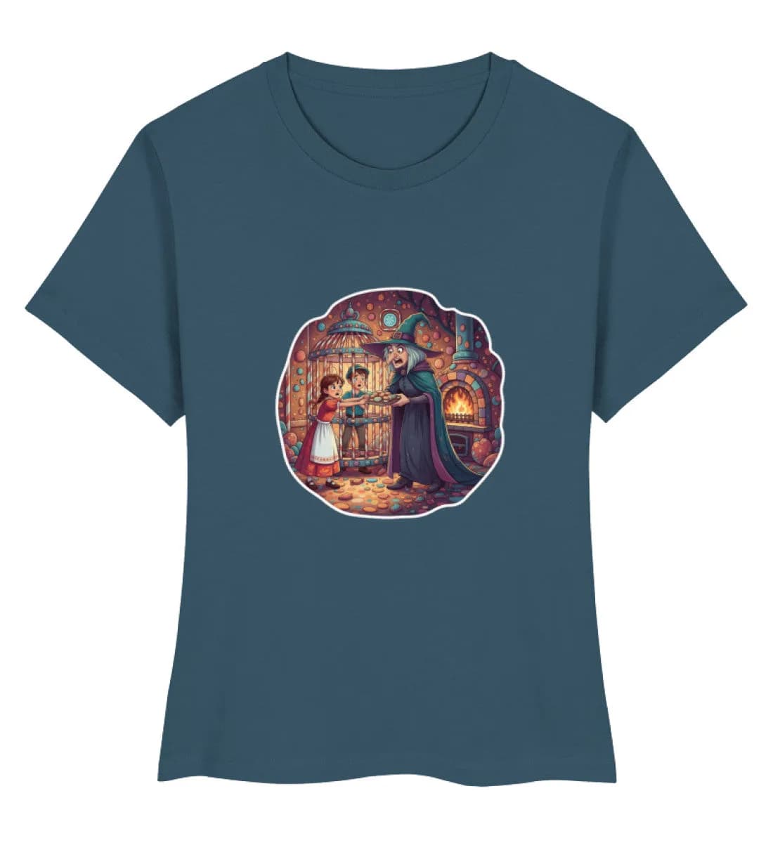 Gretel überlistet die Hexe - Damen Premium Bio Shirt