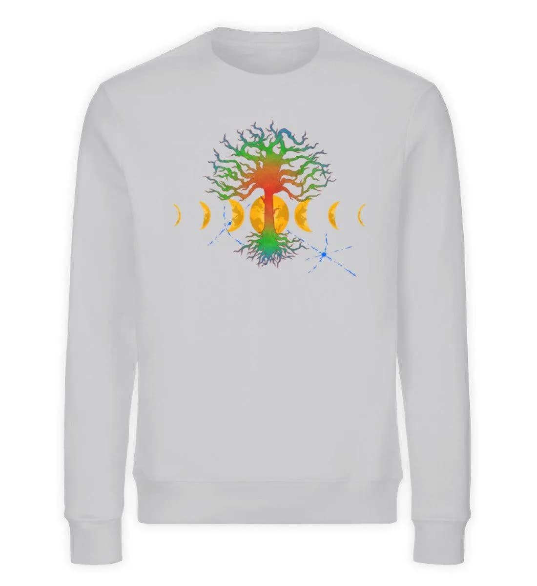 Hot Tree with moonphases - Unisex Bio Sweatshirt