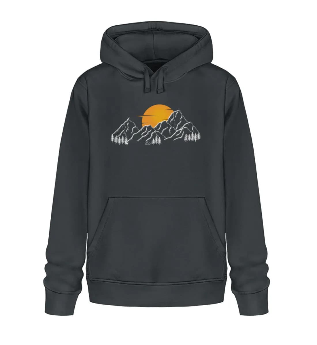 Sonnenuntergang Berge - Unisex Basic Bio Hoodie