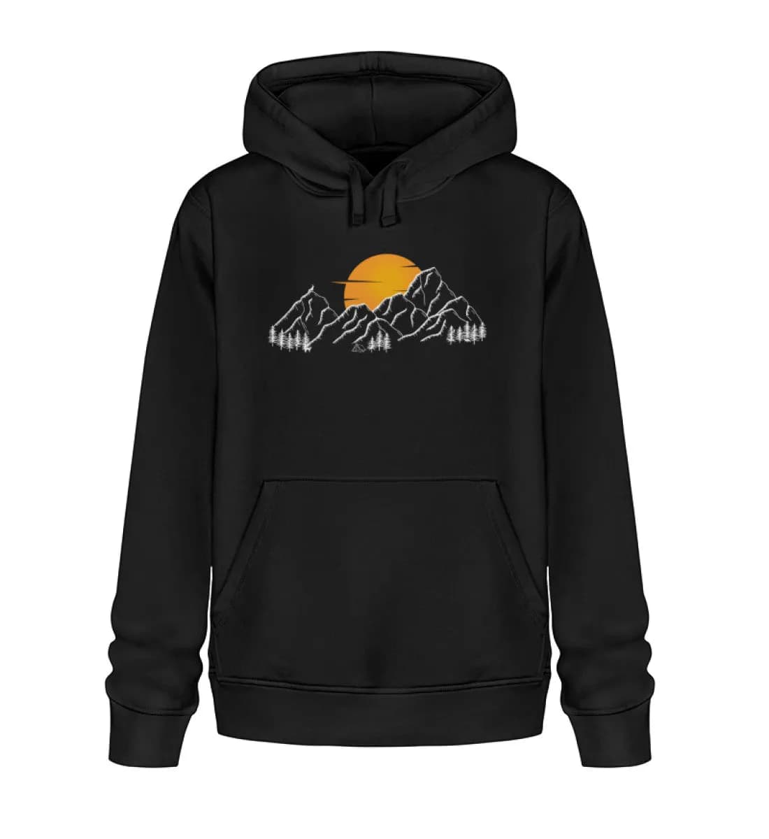 Sonnenuntergang Berge - Unisex Basic Bio Hoodie