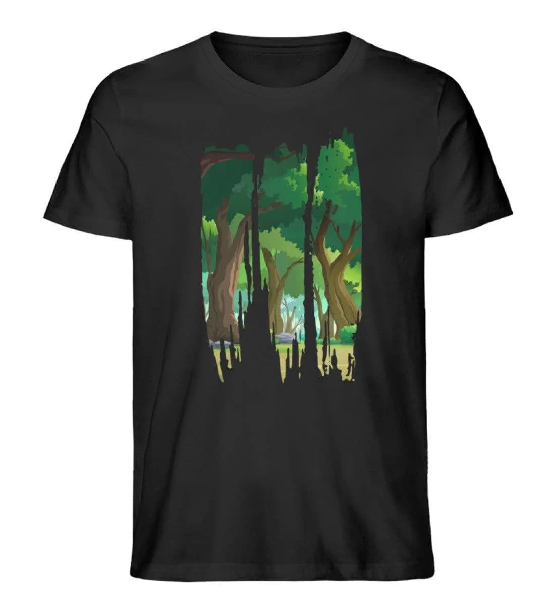 Lovely Nature Brush 2 - Herren Premium Bio Shirt