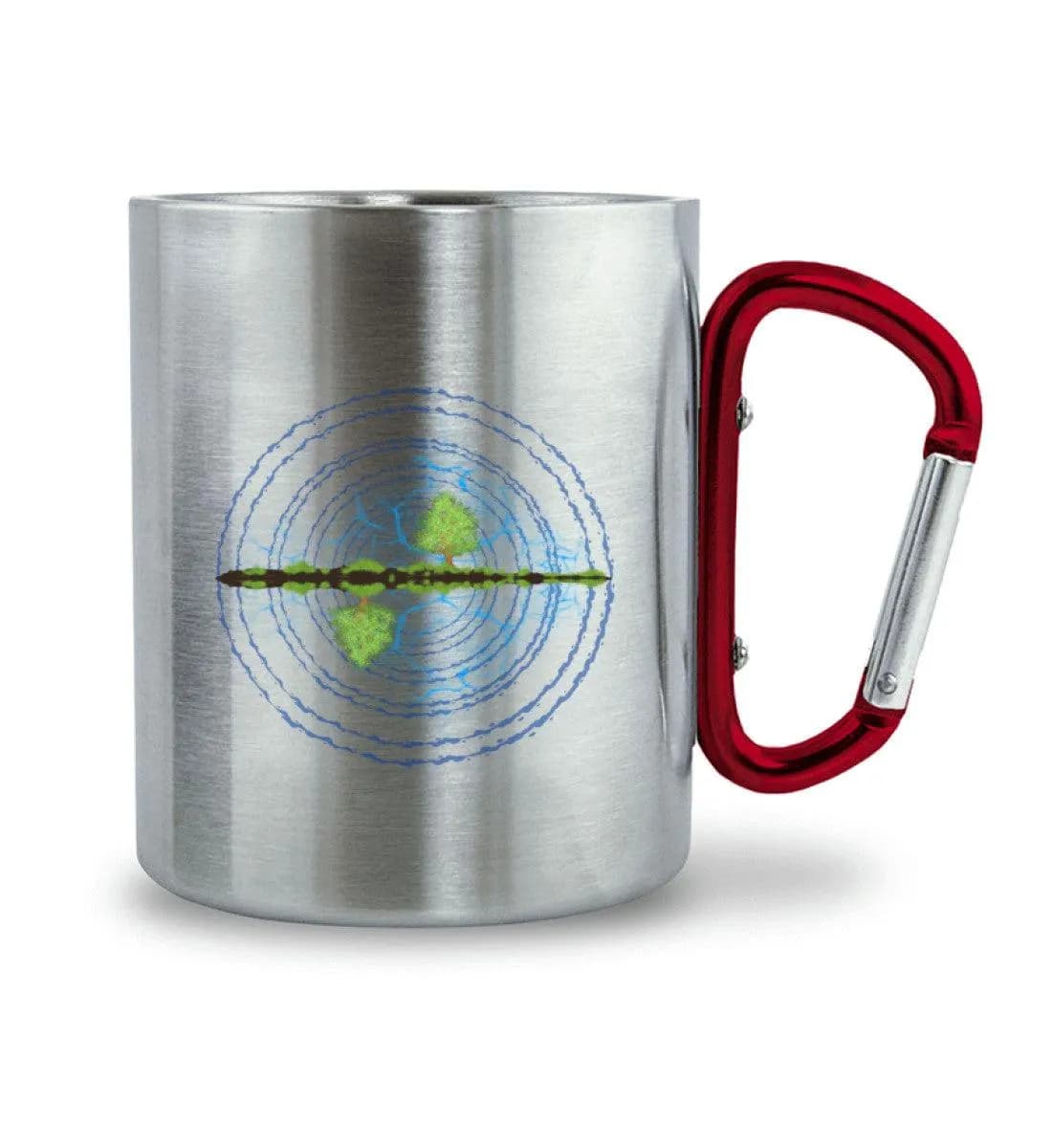 Nebulartrees - Edelstahltasse mit Karabinergriff