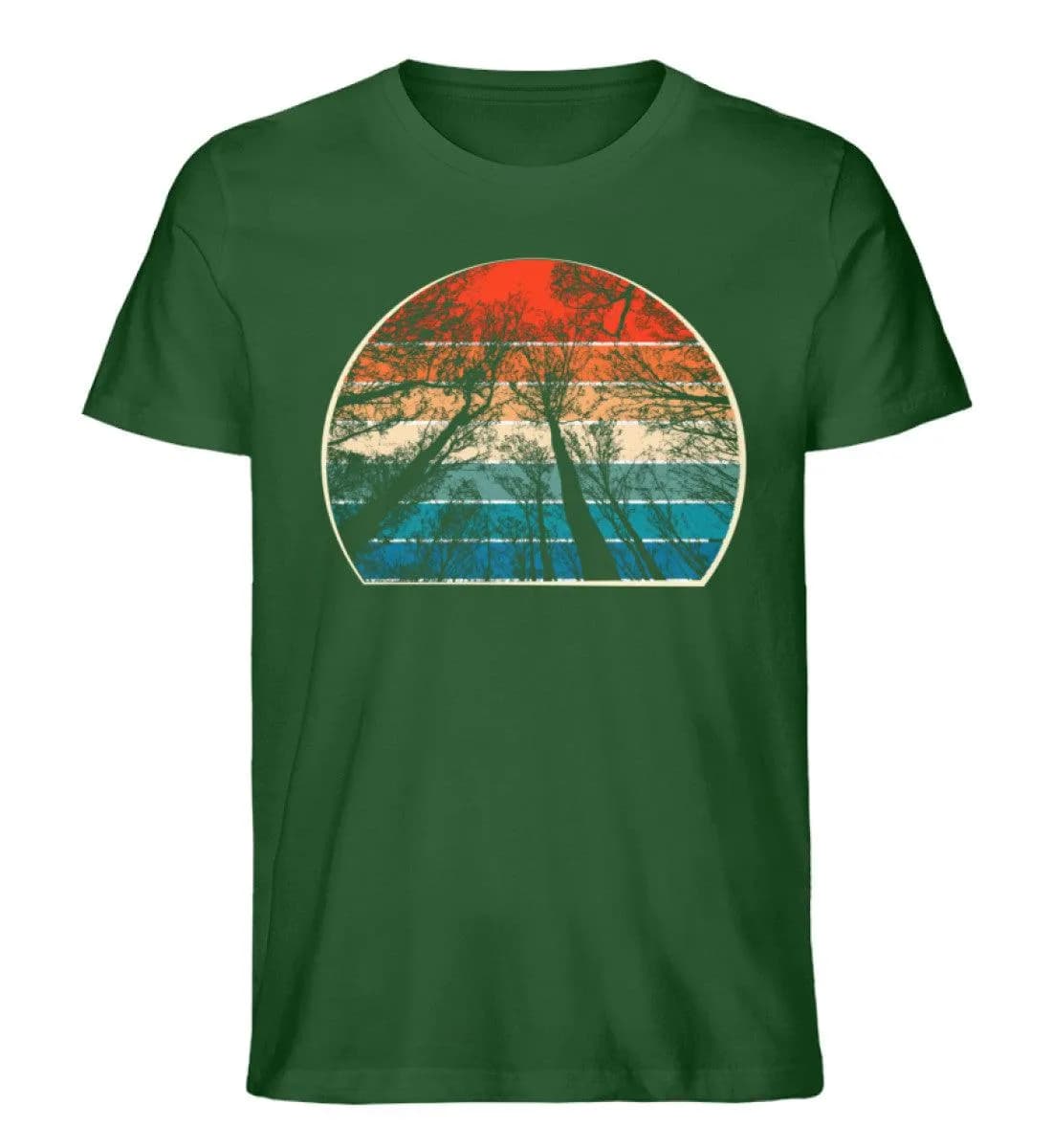 Retro Bäume - Herren Premium Bio Shirt