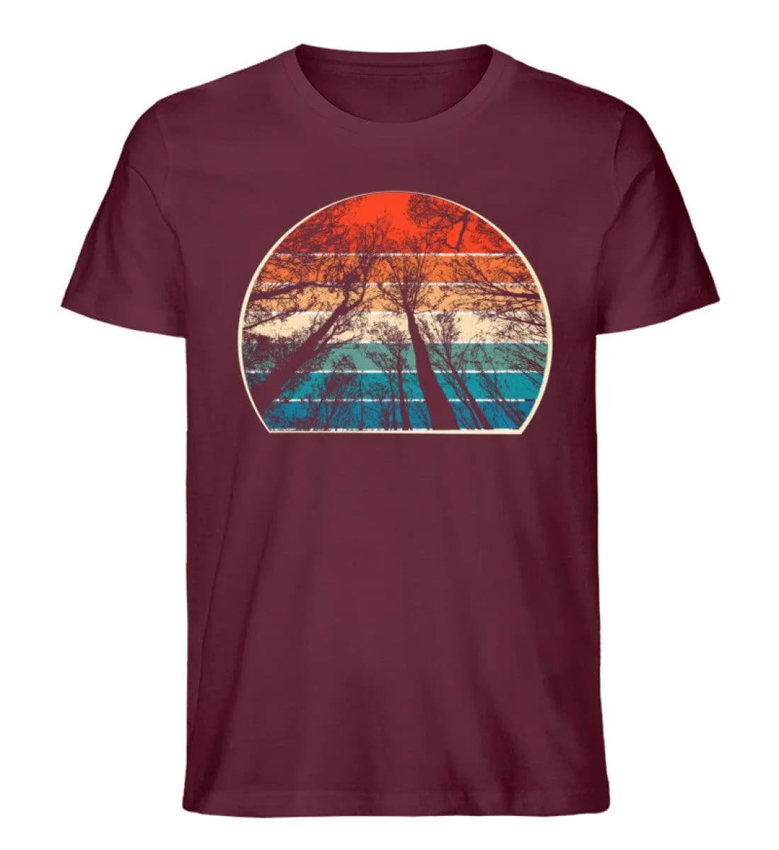 Retro Bäume - Herren Premium Bio Shirt