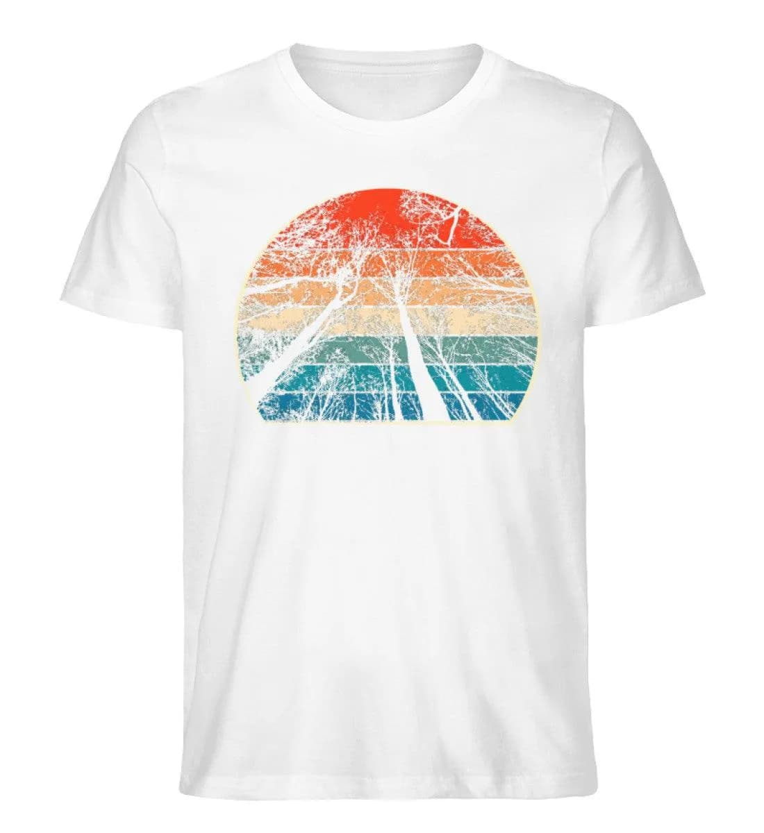 Retro Bäume - Herren Premium Bio Shirt