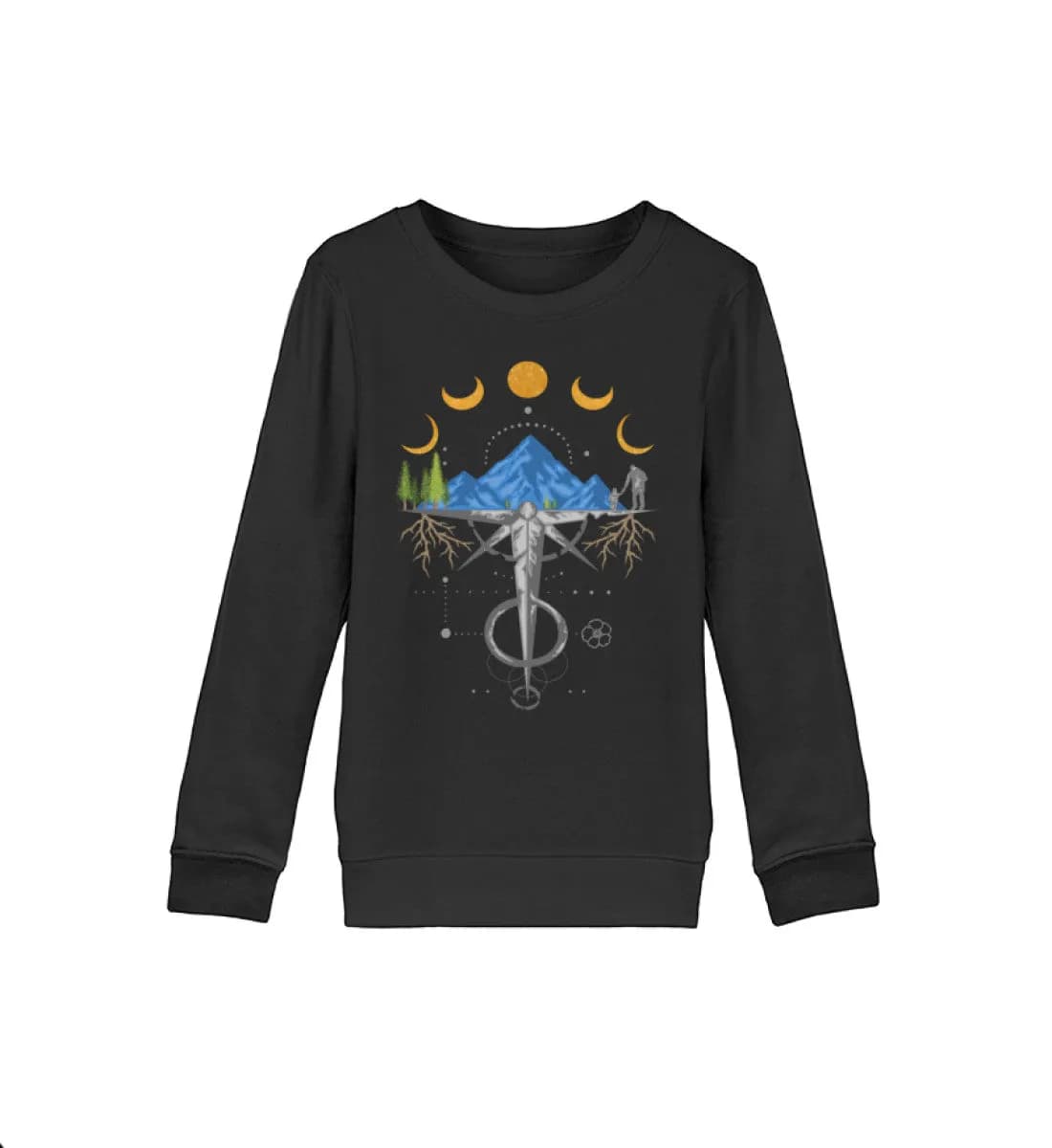 Harmonie der Berge - Kinder Bio Sweatshirt