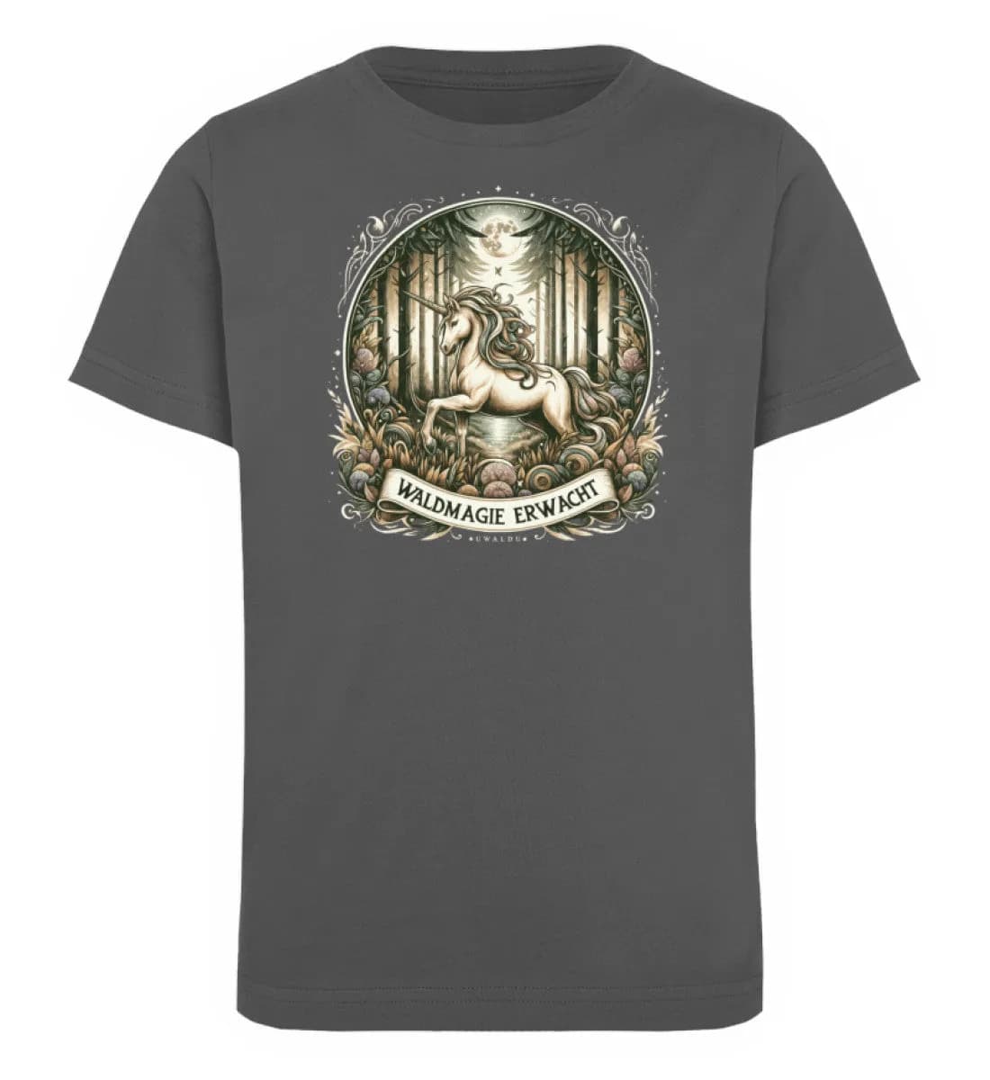 Einhorn Waldmagie erwacht - Kinder Bio T-Shirt