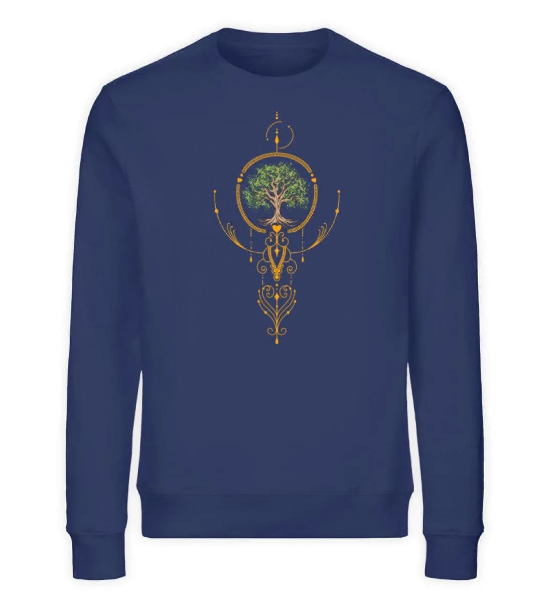 Baum mit Ornamenten - Unisex Bio Sweatshirt