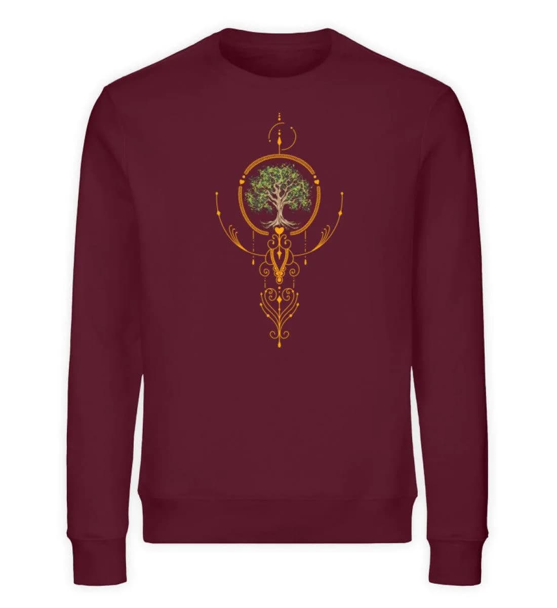 Baum mit Ornamenten - Unisex Bio Sweatshirt