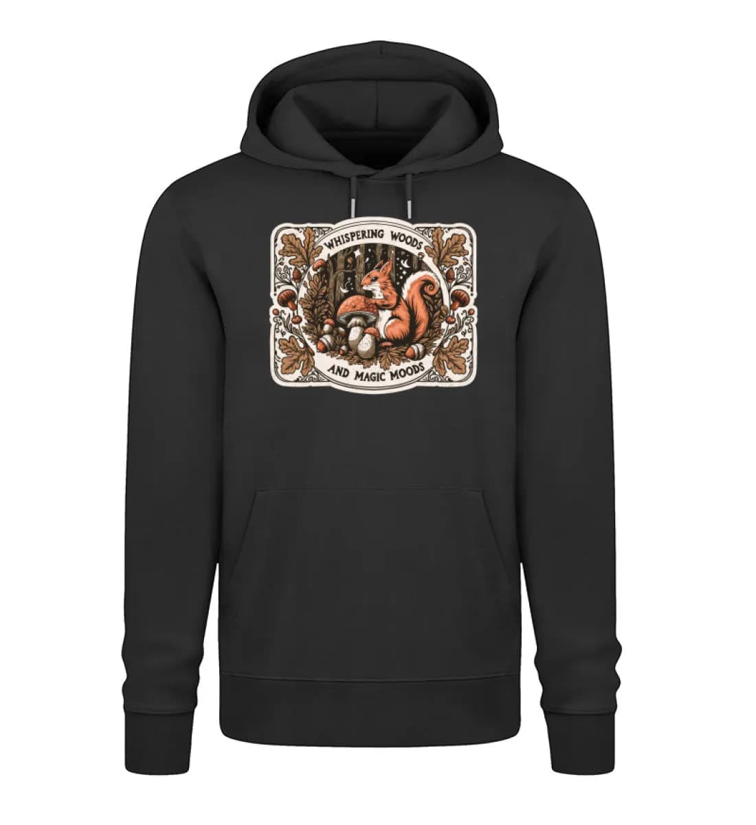 Whispering Woods Squirrel - Unisex Premium Bio Hoodie