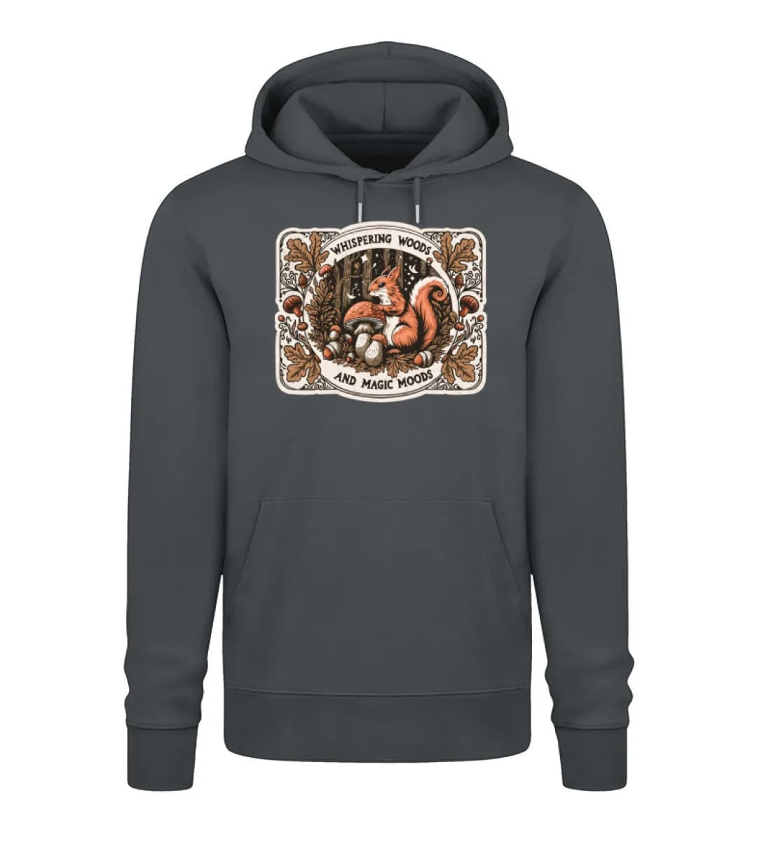 Whispering Woods Squirrel - Unisex Premium Bio Hoodie