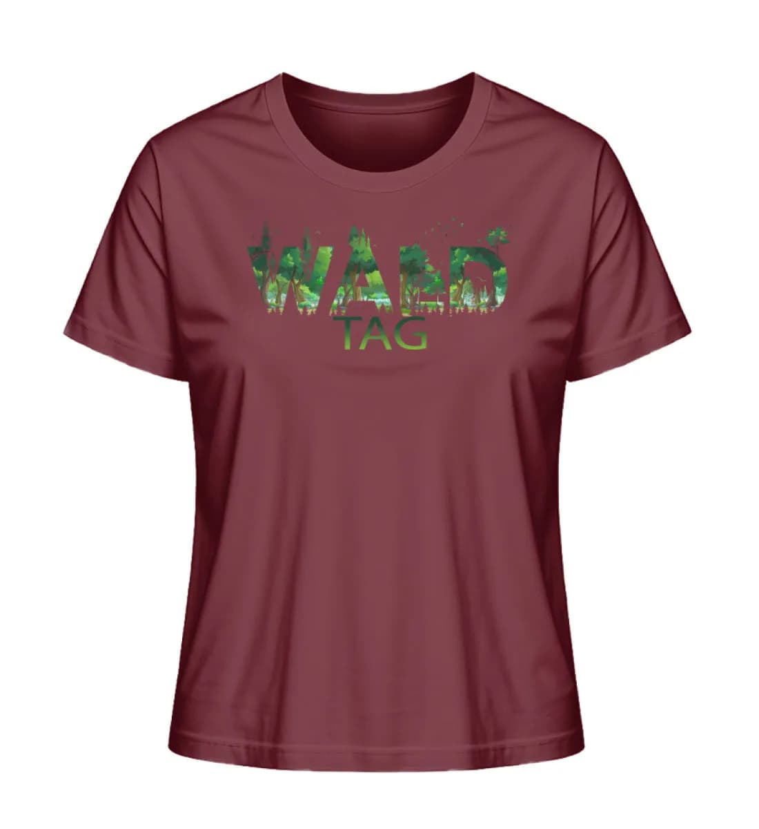 Wald Tag - Damen Premium Bio Shirt