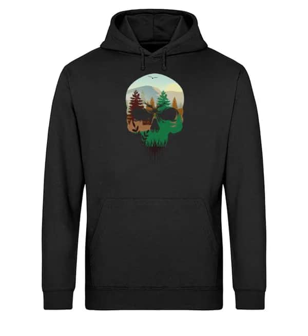 Wald Totenkopf - Unisex Basic Bio Hoodie