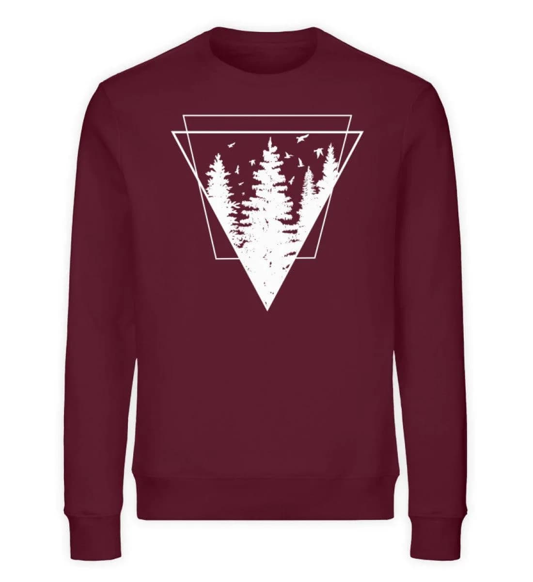 Wald im Dreieck - Unisex Bio Sweatshirt