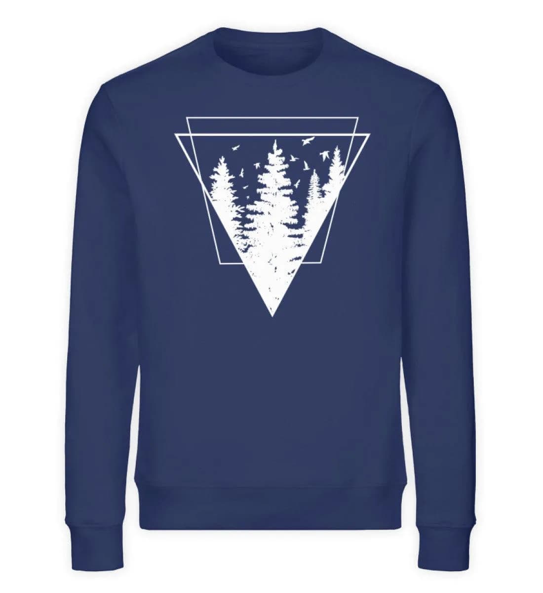 Wald im Dreieck - Unisex Bio Sweatshirt